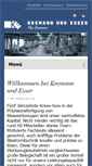 Mobile Screenshot of kremann-esser.de